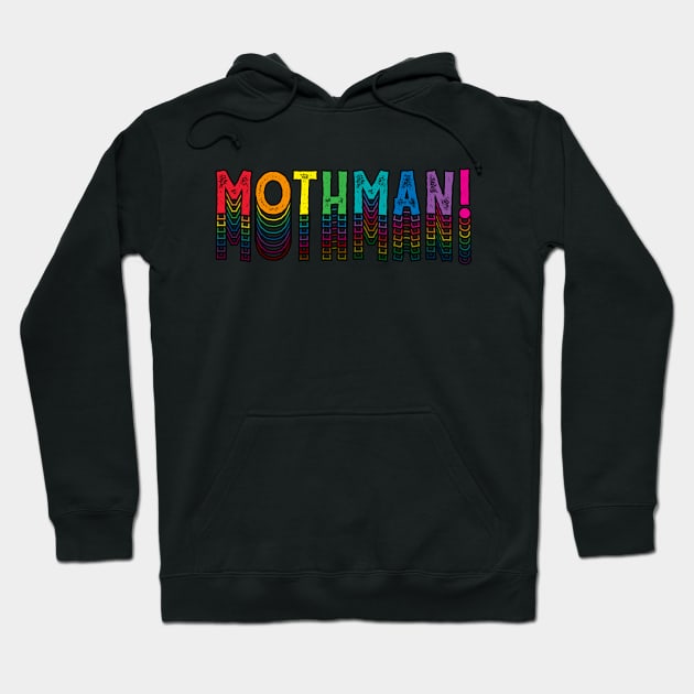 Mothman (Rainbow) Hoodie by CreepyAcres